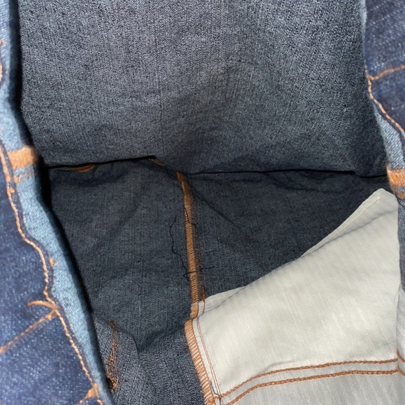 NWOT.  James Jeans double strap denim blue bag. - Picture 5 of 5
